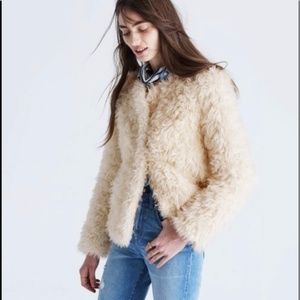 NWT Madewell sézane® faux-fur ava jacket